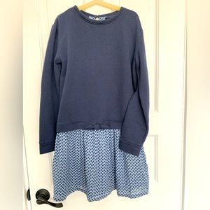 Vineyard Vines Girls Sweatshirt Dress sz L (14)